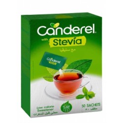 Canderel Low Calorie Sweetener Sachets with Stevia - no added sugar